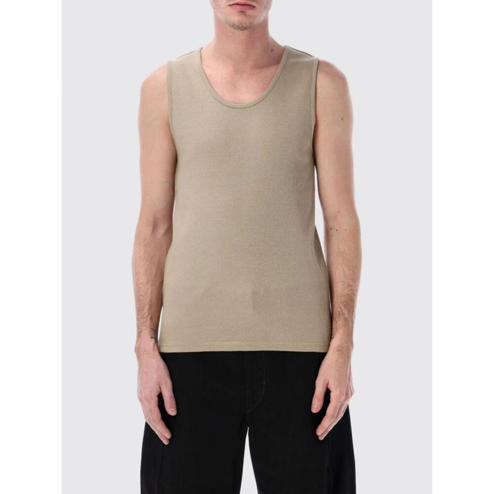 Lemaire Men Stretch Cotton And Linen Tank Top Lemaire
